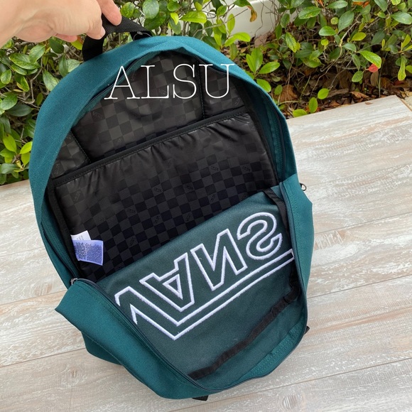 VANS Old Skool ||| Backpack Green AUTHENTIC - Picture 7 of 8